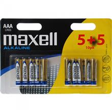 Zobrazit detail produktu Alkalick baterie Maxell AAA 10 ks