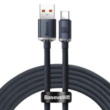 Zobrazit detail produktu Datov kabel Baseus Crystal Shine USB/USB-C 1,2m 100W ern
