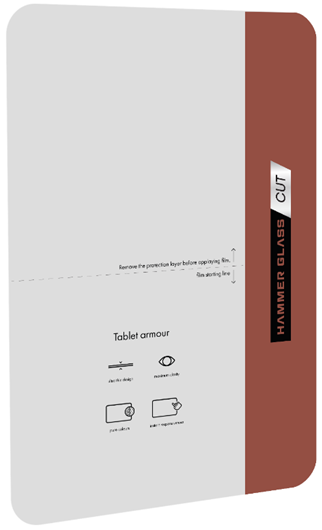 Ochrann flie Hammer Glass Tablet Armour pro tablety do 11,9 palc