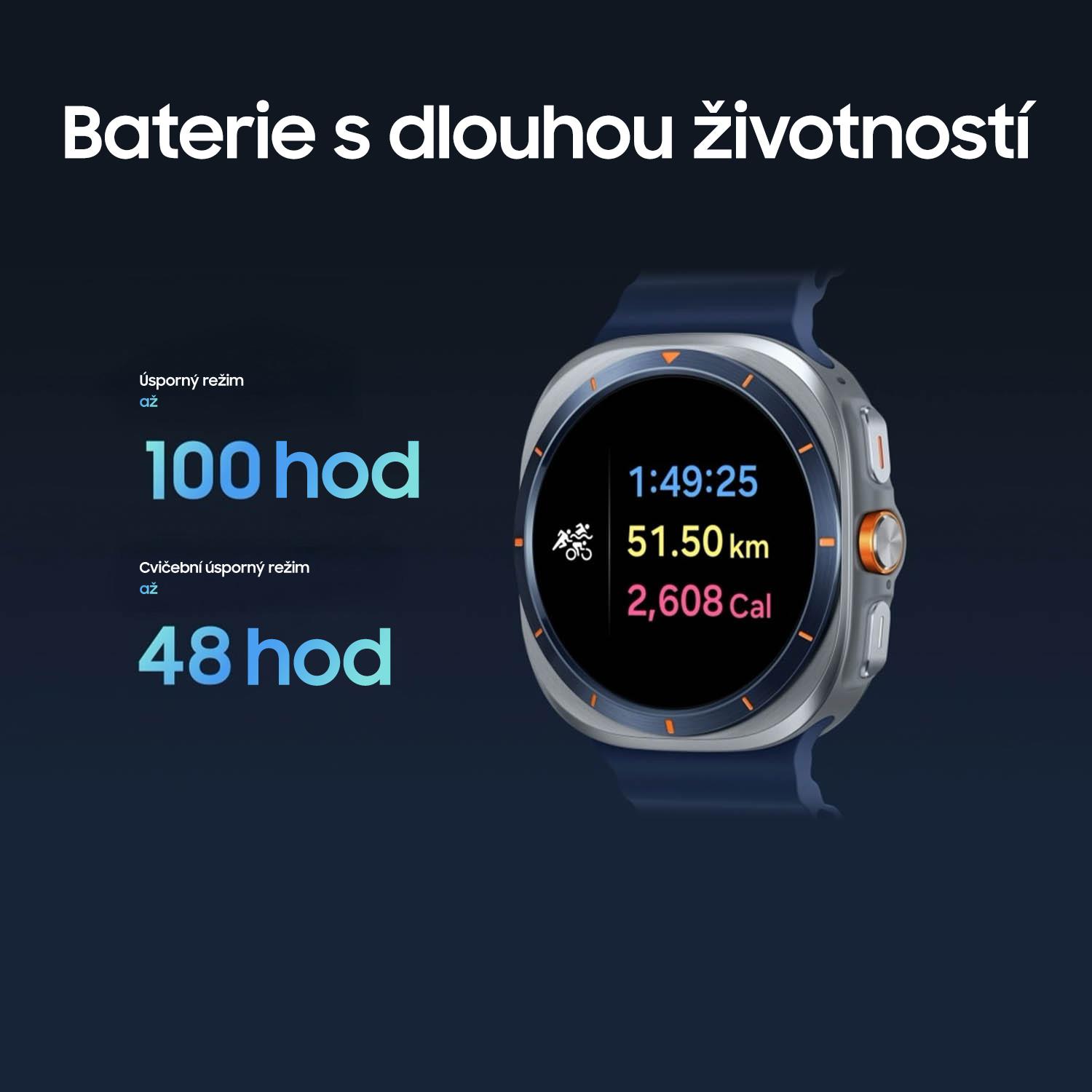 Výdrž baterie Galaxy Watch Ultra
