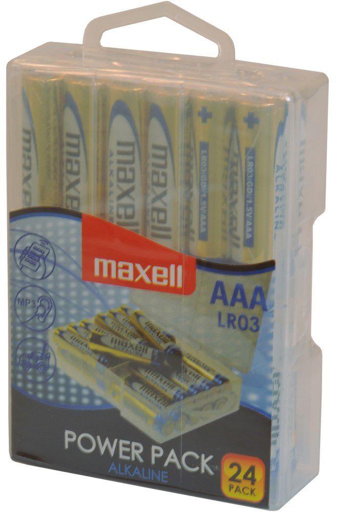 Alkalická baterie Maxell AAA 24 ks