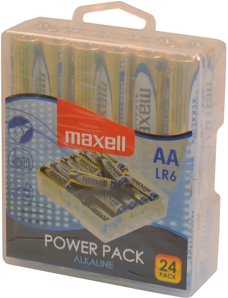 Alkalická baterie Maxell AA 24 ks
