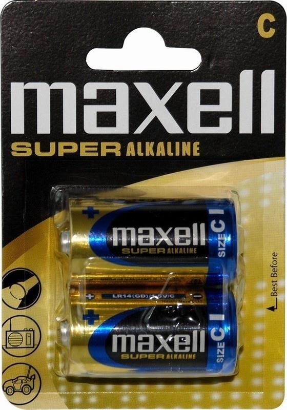 Alkalická baterie Maxell C 2 ks