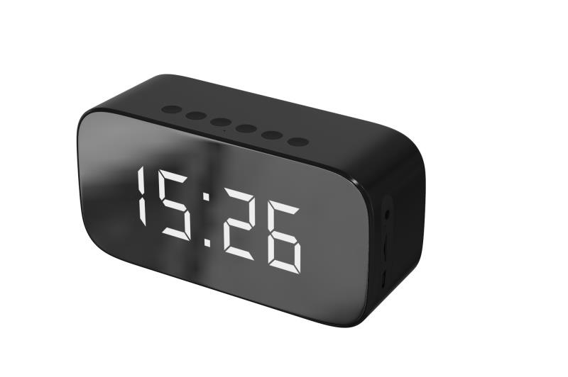 Bluetooth reproduktor Setty Mirror clock GB-200 černý
