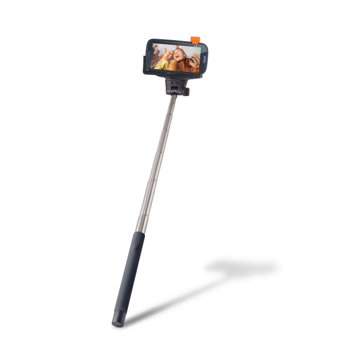 Selfie tyč Setty s bluethooth černá