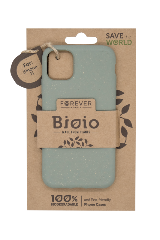 Zadní kryt Forever Bioio pro iPhone 11 zelený