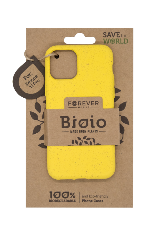 Zadní kryt Forever Bioio pro iPhone 11 Pro žlutý