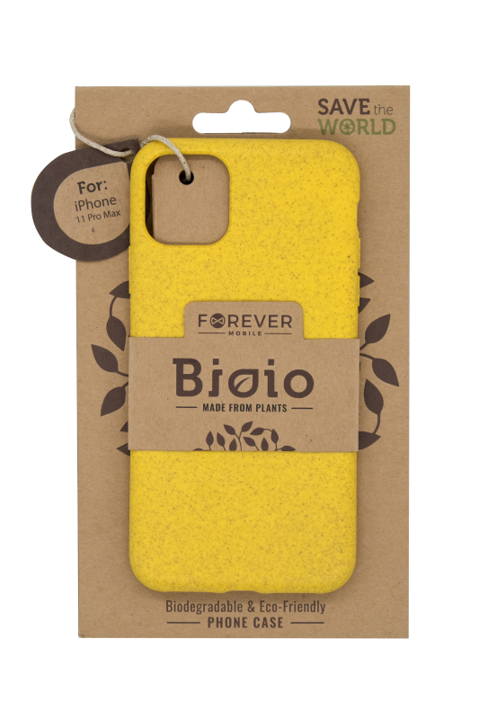 Zadní kryt Forever Bioio pro iPhone 11 Pro Max žlutý