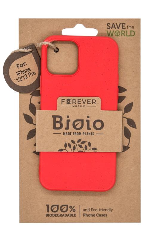 Zadní kryt Forever Bioio pro Apple iPhone 12/iPhone 12 Pro (6,1") červený