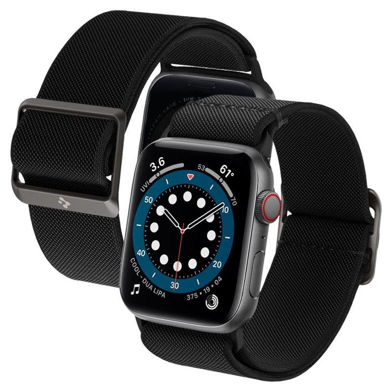 Nylonový řemínek Spigen Lite Fit pro Apple Watch Ultra 8/7/SE 2022/6/SE/5/4/3/2/1 černý