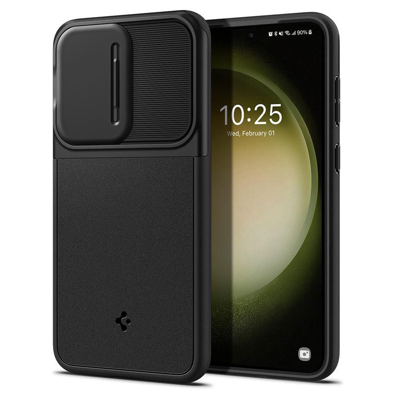 Ochranný kryt Spigen Optik Armor pro Samsung Galaxy S23 černý