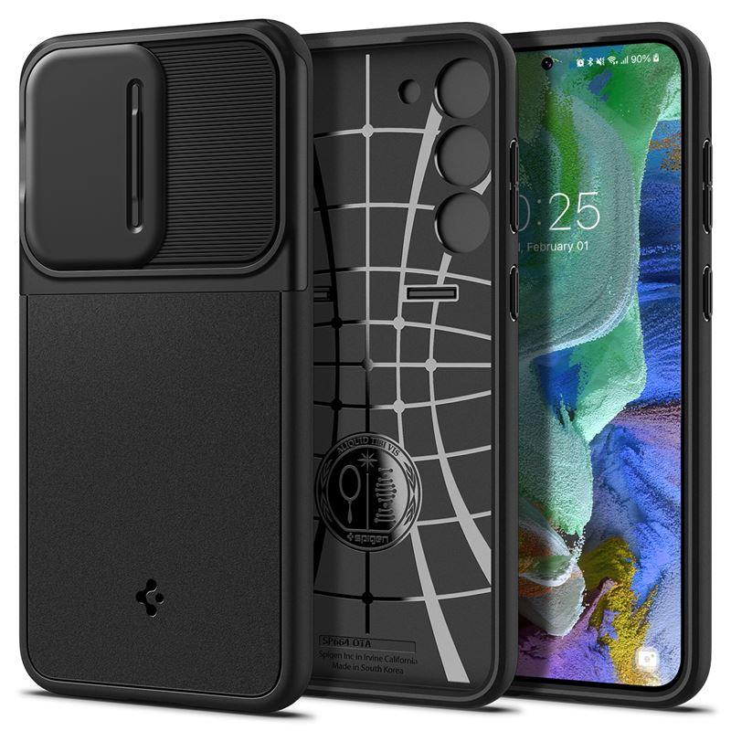 Ochranný kryt Spigen Optik Armor pro Samsung Galaxy S23+ černý