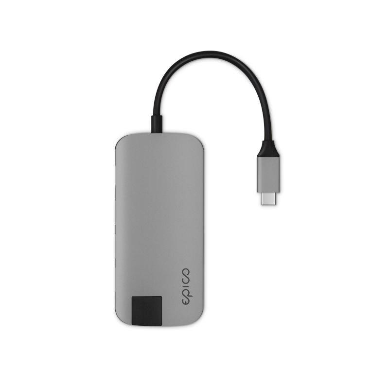 USB-C multimedia Hub Epico vesmírně šedivý