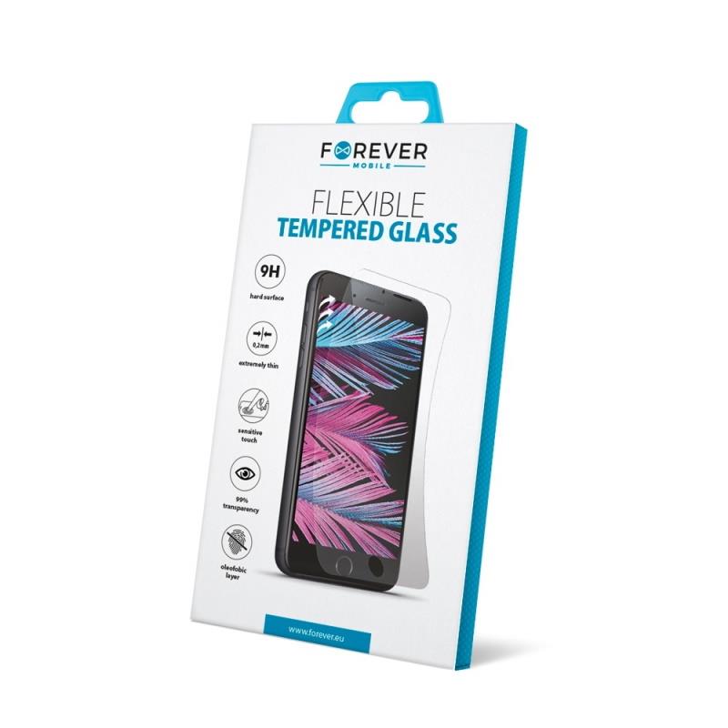 Tvrzené sklo Forever Flexible 2,5D pro iPhone 13/13 Pro 6.1" transparentní