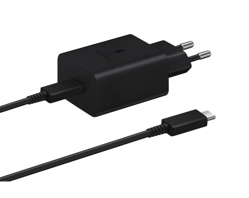 Nabíječka do sítě 45W Samsung s kabelem USB-C EP-T4510XBEGEU černá