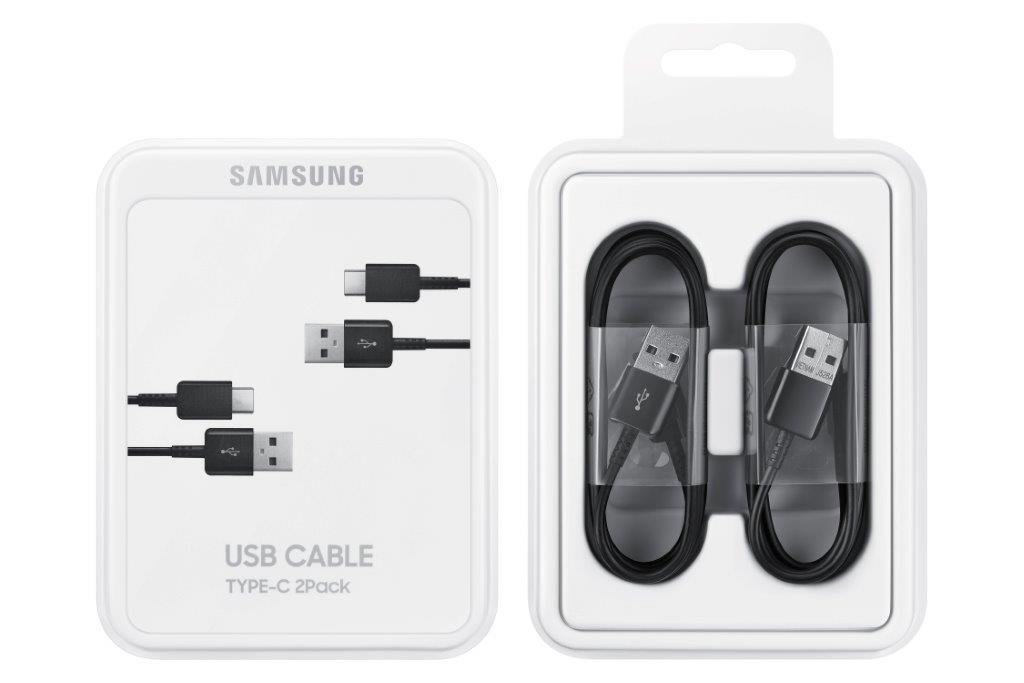 Datový kabel Samsung USB-C EP-DG930MBEGWW 2 pack černý