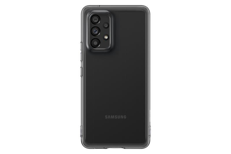 Poloprůhledný zadní kryt pro Samsung Galaxy A53 5G EF-QA536TBEGWW černý