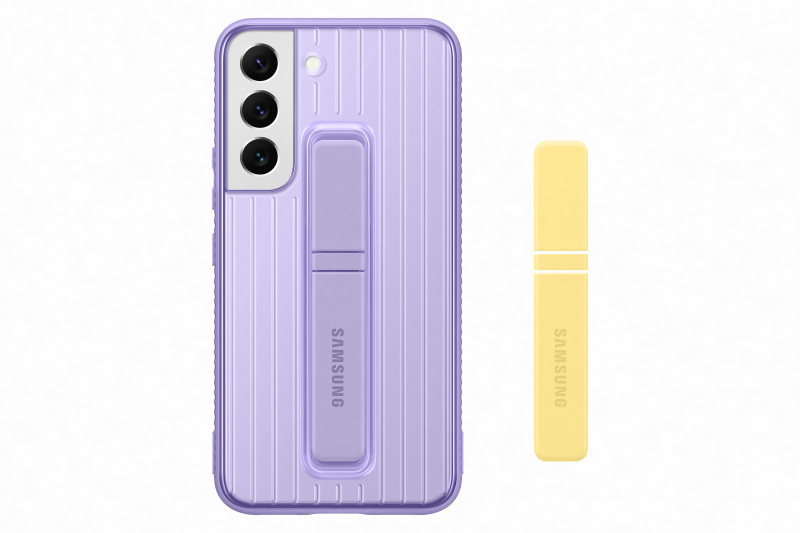 Zadní kryt se stojánkem pro Samsung Galaxy S22 EF-RS901CVEGWW fialový