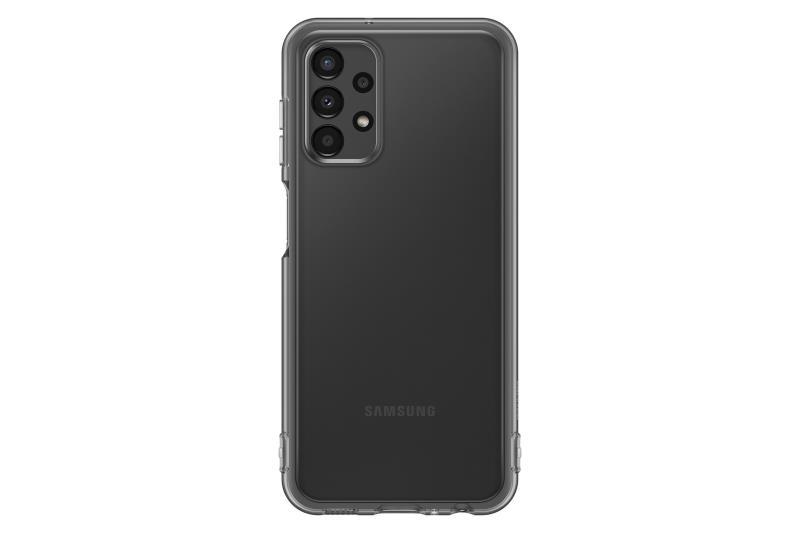 Poloprůhledný zadní kryt pro Samsung Galaxy A13 LTE EF-QA135TBEGWW černý