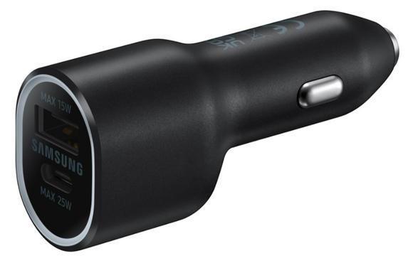 Duální nabíječka do auta Samsung 40W USB/USB-C EP-L4020NBEGEU černá