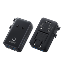 Zobrazit detail produktu Nabjec stanice Anker Nano 20W 2xUSB-C, 2xUSB, s adaptry pro zsuvky UK/US/AU/EU ern