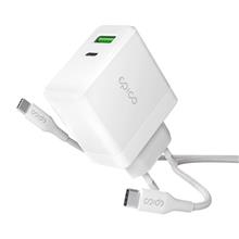 Zobrazit detail produktu Nabjeka do st Epico GaN 65W s kabelem USB-C/USB-C 2m, 1xUSB, 1xUSB-C bl