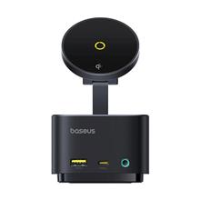 Zobrazit detail produktu Dokovac stanice 7v1 Baseus MagPro 100W/15W Qi2, 2xUSB-C, 2xUSB, 1xHDMI, SD/microSD slot ern