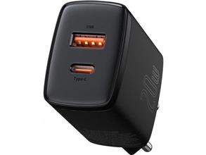 Zobrazit detail produktu Nab�je�ka do s�t� Baseus Compact 20W, 1xUSB, 1xUSB-C �ern�