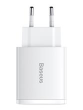 Zobrazit detail produktu ROZBALENO - Nab�je�ka do s�t� Baseus Compact 30W, 2xUSB, 1xUSB-C b�l�