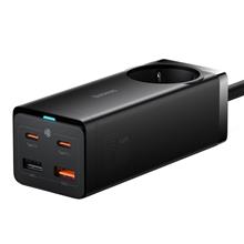 Zobrazit detail produktu Nabjec stanice Baseus GaN3 Pro 65W 1xzsuvka, 2xUSB-C, 2xUSB ern