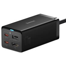 Zobrazit detail produktu Rychlonabjeka do st Baseus GaN5 Pro 67W 2x USB-C/USB-A/HDMI ern a USB-C kabel 100W 1m