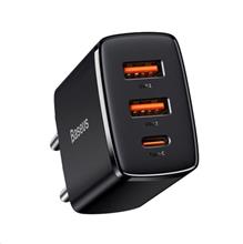 Zobrazit detail produktu Rychlonabjeka do st Baseus 2xUSB, 1xUSB-C PD Quick Charge 30W ern