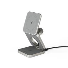 Zobrazit detail produktu Bezdrtov nabjeka 3v1 Epico UltraBase EF45 15W kompatibiln s MagSafe titanov