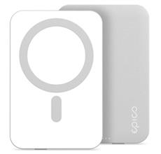Zobrazit detail produktu Bezdrtov powerbanka Epico 5000mAh, 15W kompatibiln s MagSafe stbrn