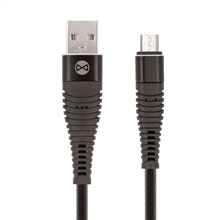 Zobrazit detail produktu Datový kabel Forever micro USB 1m 2A shark textilní černý