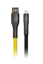 Zobrazit detail produktu Datový kabel Forever Core Lightning 1m 3A textilní plochý žlutý /  černý