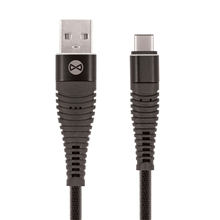 Zobrazit detail produktu Datový kabel Forever USB-C 1m 2A shark textilní černý