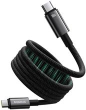 Zobrazit detail produktu Magnetick� kabel Baseus Tungsten Gold USB-C/USB-C 1m 100W �ern�