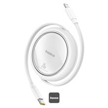 Zobrazit detail produktu Nav�jec� kabel Baseus Free2Pull USB-C/Lightning s nastavitelnou d�lkou a� 1m 20W b�l�