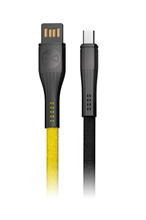 Zobrazit detail produktu Datový kabel Forever Core USB-C 1m 3A textilní plochý žlutý /  černý