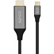Zobrazit detail produktu EPICO kabel USB-C - HDMI M / M 4K 1.8m tmavě šedá