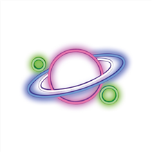 Zobrazit detail produktu Dekorativn LED neon Planeta multicolor