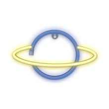 Zobrazit detail produktu Dekorativní LED neon Saturn modro žlutý