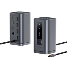 Zobrazit detail produktu Dokovac� stanice 11v1 Baseus Spacemate RD-1 100W 2xUSB-C, 3xUSB, 2xHDMI, 2x DP, 1xRJ45, 3,5mm jack