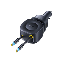 Zobrazit detail produktu Nab�je�ka do auta Baseus PrimeTrip VR2 Max 100W s nav�jec�mi kabely 2x USB-C, 1xUSB-C, 1x USB �ern�