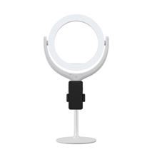 Zobrazit detail produktu Univerzální selfie stojan se světelným prstencem 8” (40 cm) Devia bílý