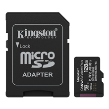 Zobrazit detail produktu Pamov karta 128GB Kingston microSDXC Canvas SelectPlus Gen3 150MB/s A1 s adaptrem