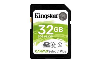 Zobrazit detail produktu Paměťová karta Kingston Canvas Select Plus SDHC 32GB