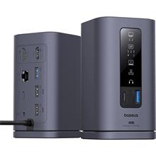 Zobrazit detail produktu Dokovac stanice 10v1 Baseus Spacemate 100W 2xUSB-C, 4xUSB, 2xHDMI, 1xRJ45, 3,5mm jack ed