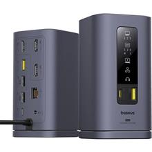 Zobrazit detail produktu Dokovac stanice 11v1 Baseus Spacemate 100W 2xUSB-C, 4xUSB, 3xHDMI, 1xRJ45, 3,5mm jack ed